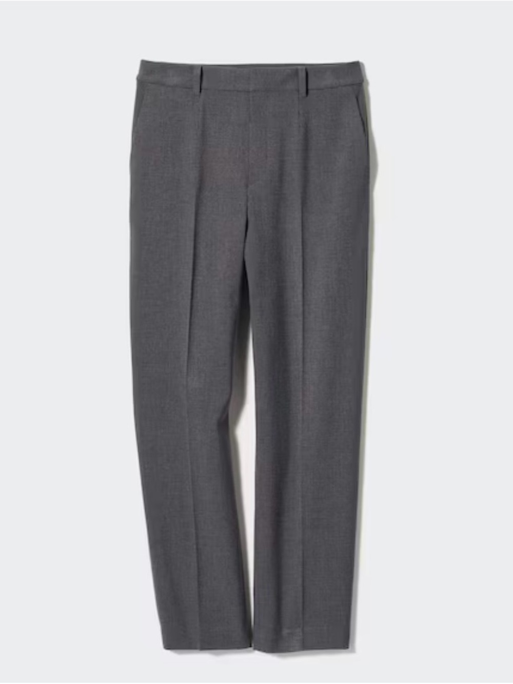 Uniqlo Women’s Tapered Classic Gray with thin white stripes XL